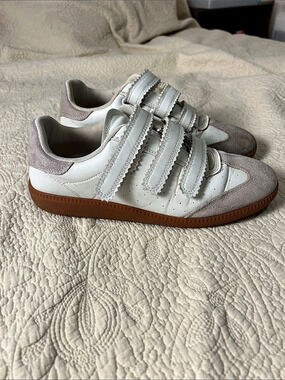 Steve Madden Women's White & Gray Sneakers US 9.5M
